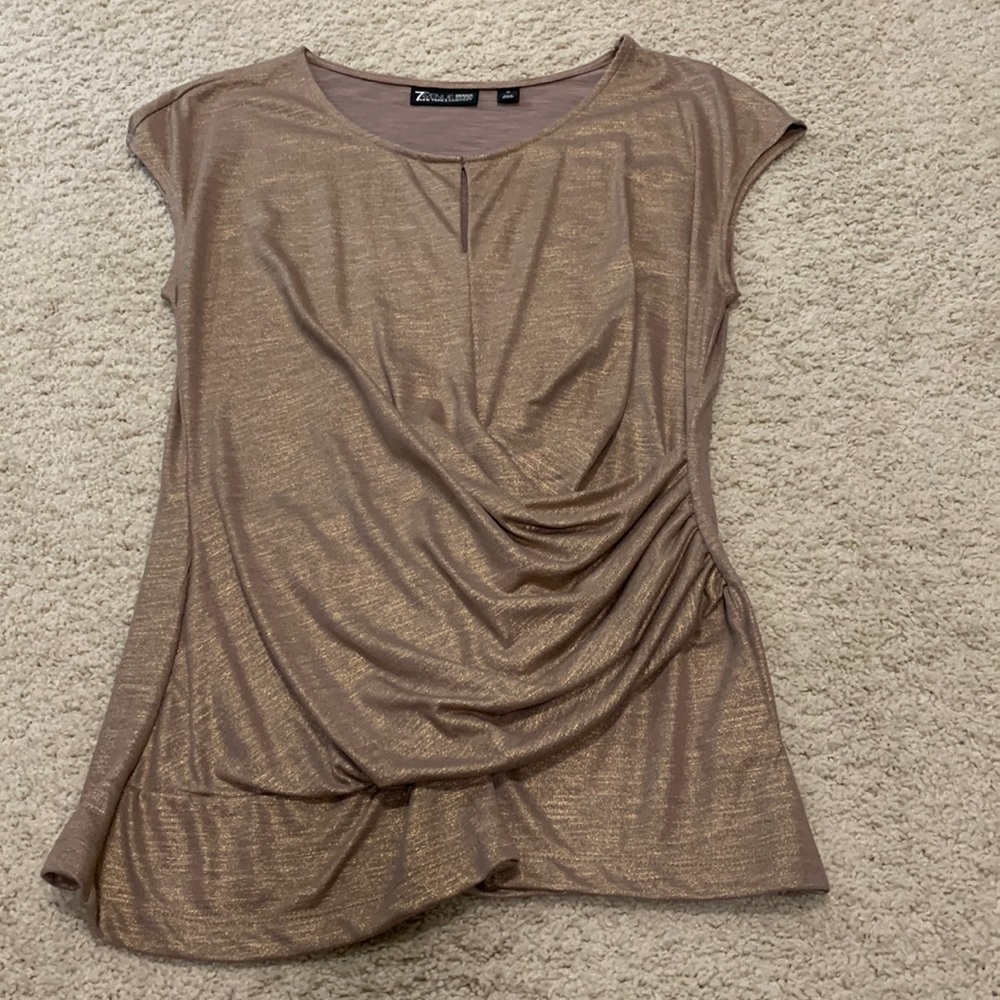 Shimmering Fitted Top